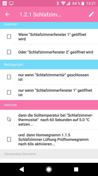 Fenster geöffnet / lüften ..Heizung aus - Homeegramme - homee | Community